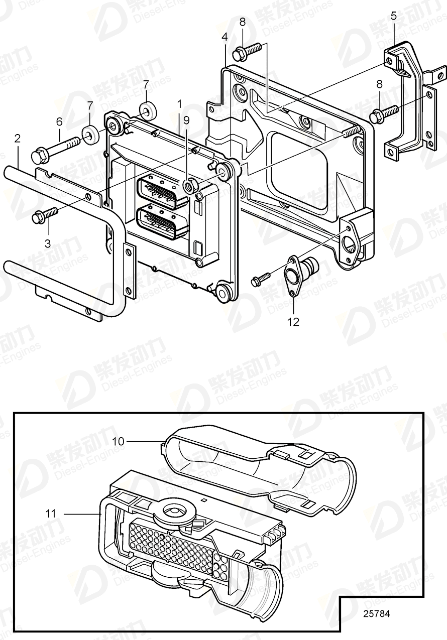 volvo penta Support 20939553 Drawing volvo penta Support 20939553 Drawing